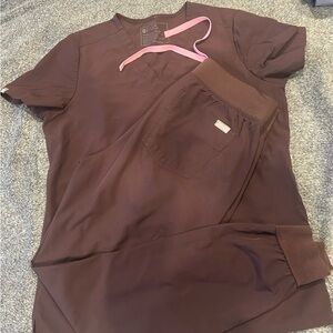 Figs Dark Fig Scrub Set